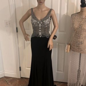 Prom dress black splash land